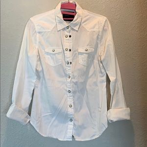 White button down shirt